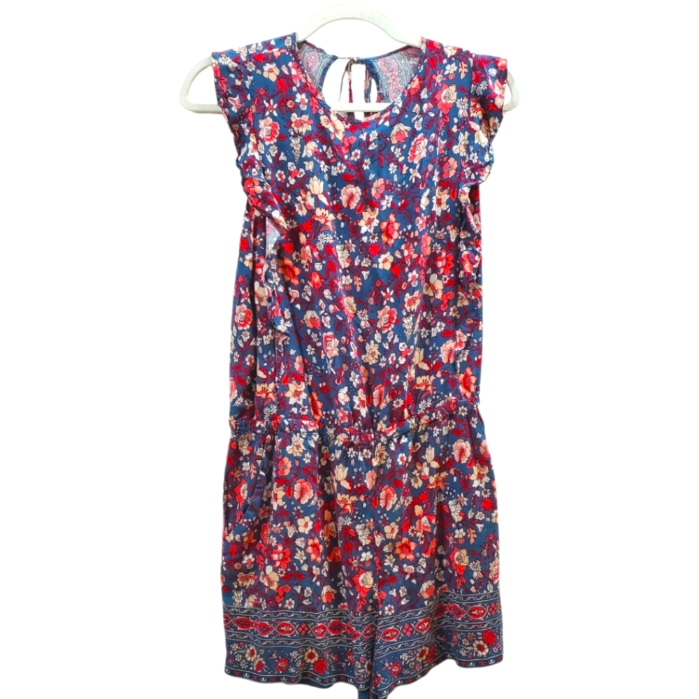 LOFT Petites Medium Floral Patterned Romper